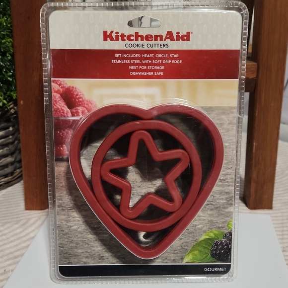 KitchenAid Red Cookie Cutter Set - Picture 2 of 3